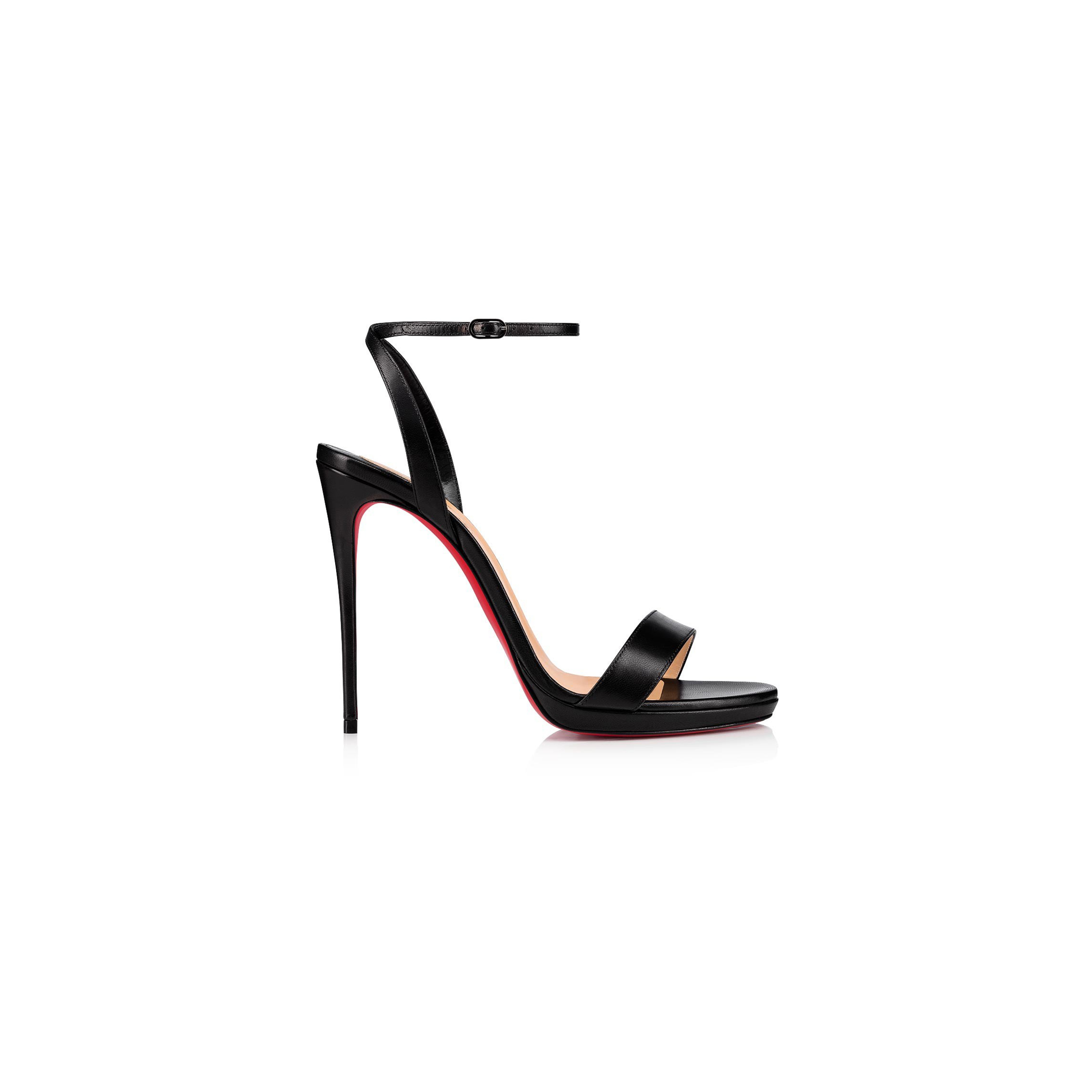 Ch**an louboutin loubi queen 120 mm sandals-nappa leather-black-women 1191582bk01